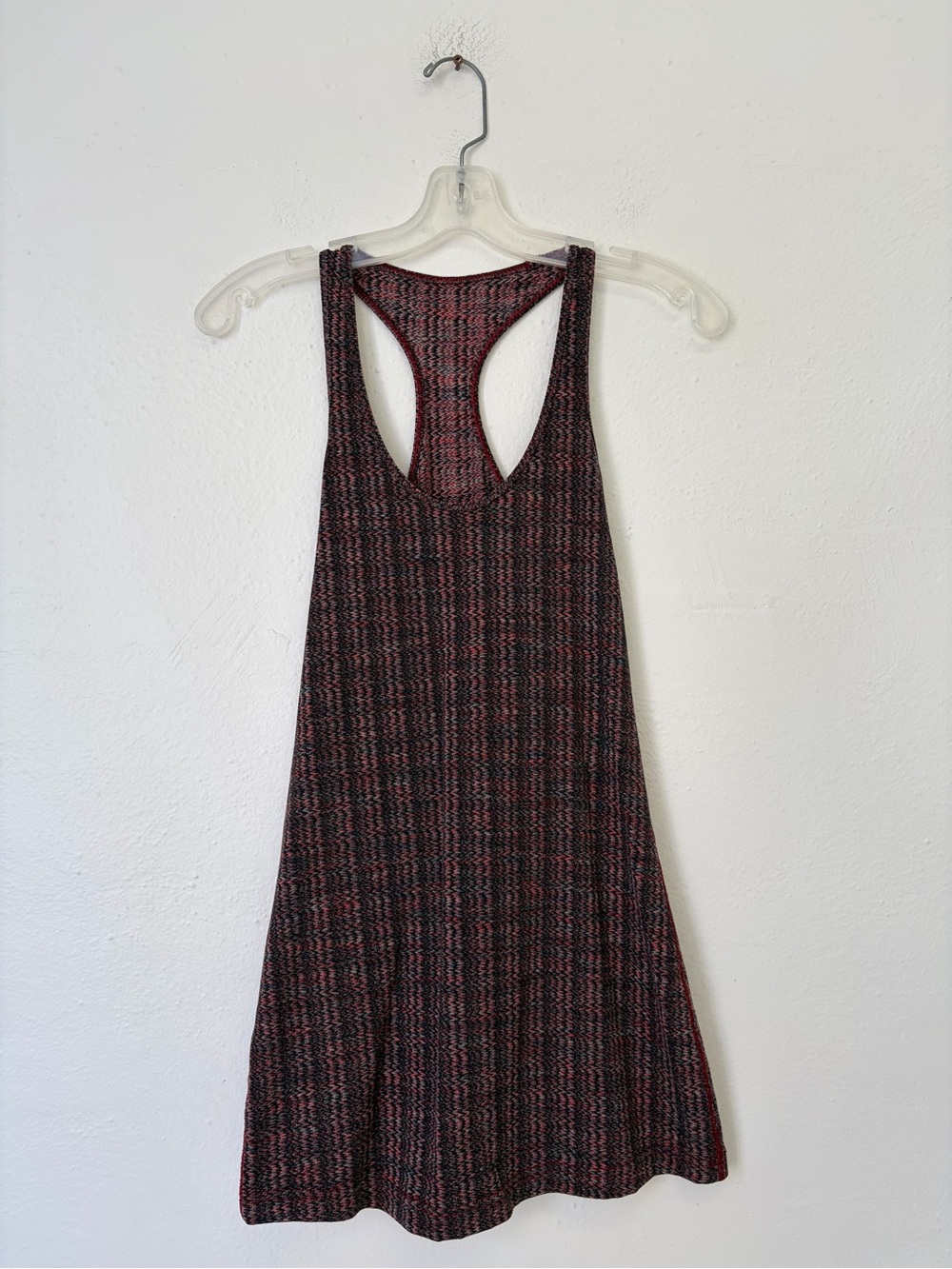 lululemon athletica Black and Pink Racerback Tank Top Y2K